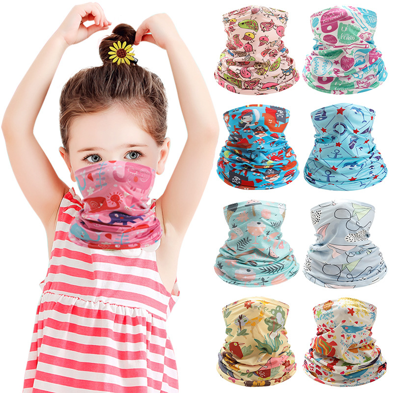 Kids Neck Cover Cute Ice Silk  - огляд і ціна Kids Face Mask