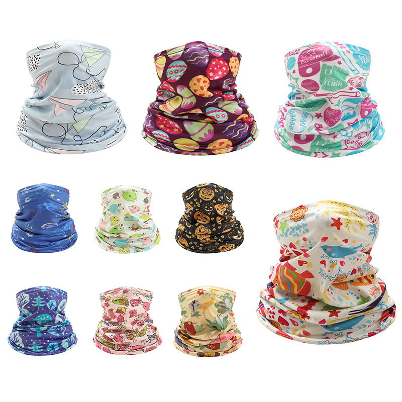 Kids Neck Cover Cute Ice Silk  - огляд і ціна Kids Face Mask