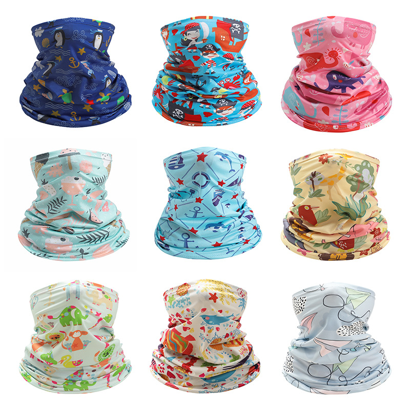 Kids Neck Cover Cute Ice Silk  - огляд і ціна Kids Face Mask