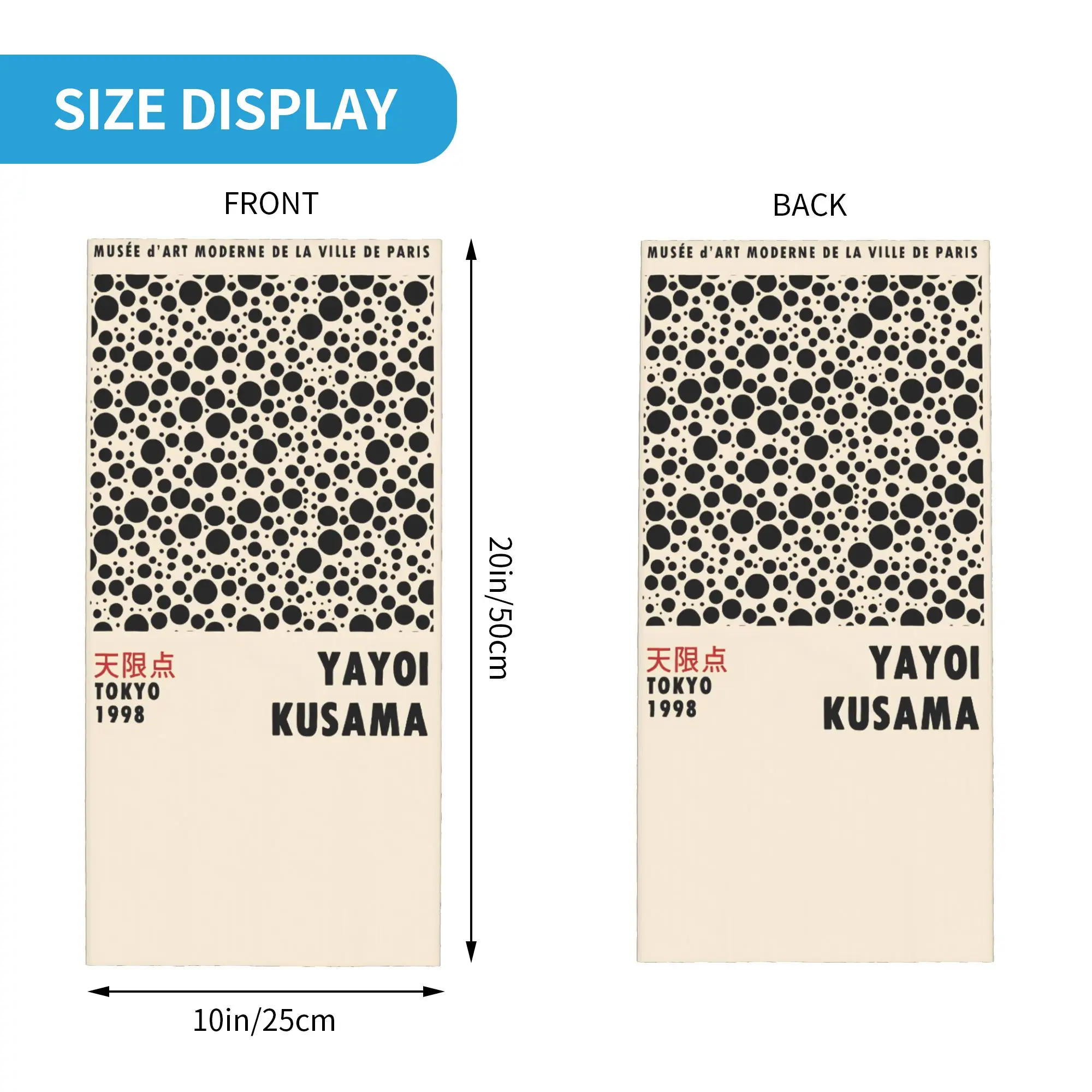 Yayoi Kusama Pumpkin Classic A - огляд і ціна Neck Gaiter Face Cover