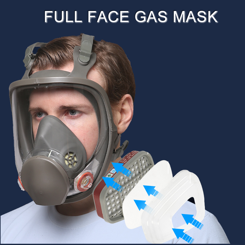 6800 Full Face Gas Respirator  - огляд і ціна Dust Mask Construction