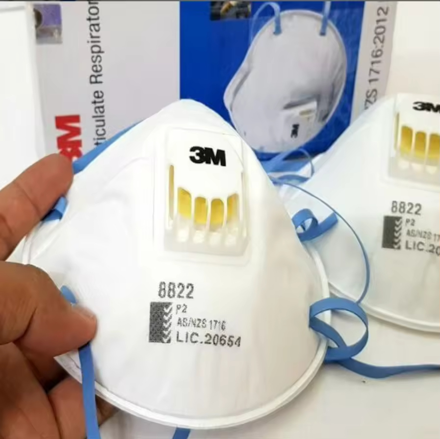 3M 8822 Protective Mask Anti P - огляд і ціна Dust Mask Construction