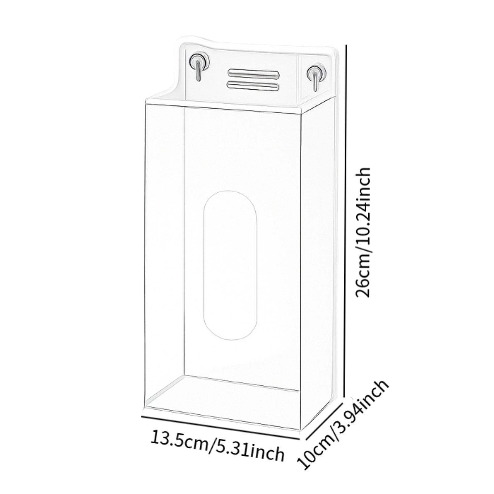 Acrylic Glove Box Holder Wall  - огляд і ціна Face Mask Storage Box
