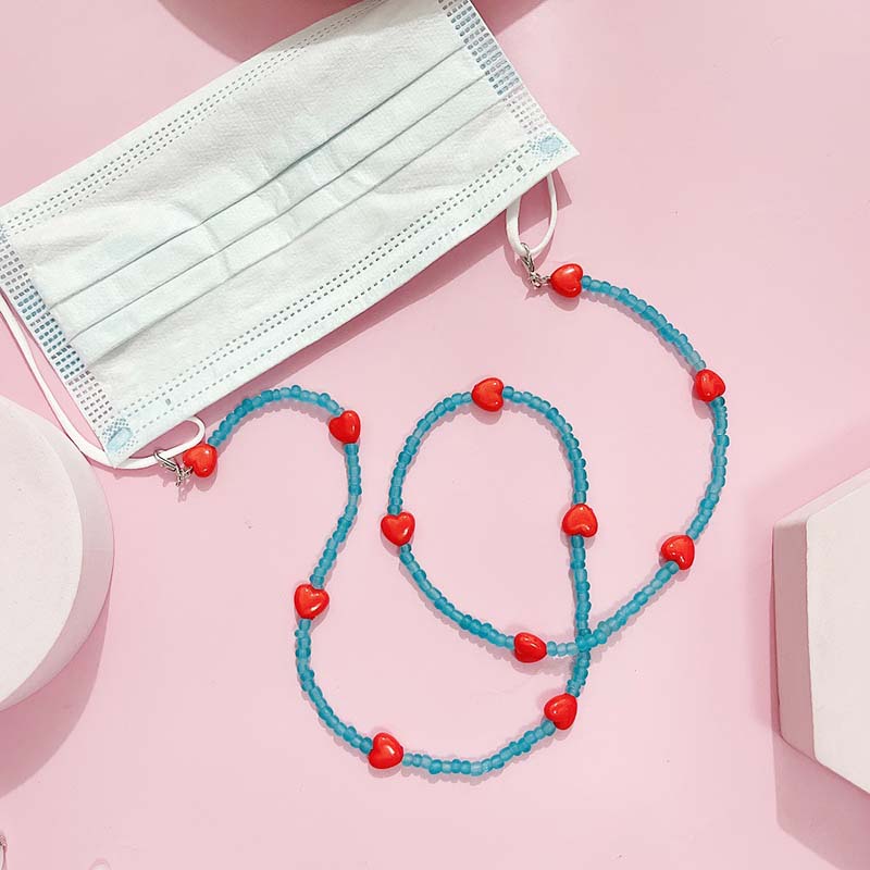 Trendy Peach Heart Anti Slip R - огляд і ціна Mask Chain Holder